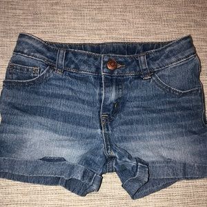Denim shorts
